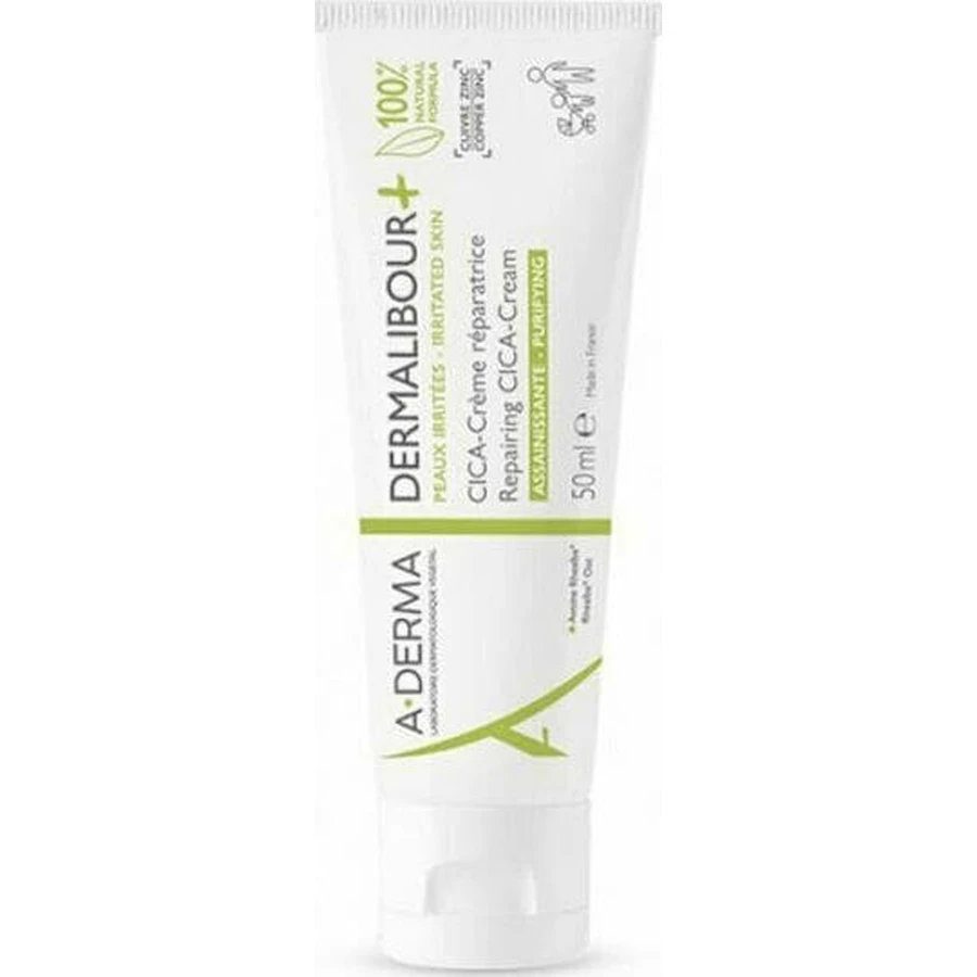 A-Derma Dermalibour Cica Увлажняющий крем для тела для очень сухой и чувствительной кожи 50 мл: цены и характеристики