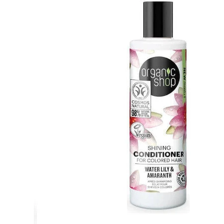 Natura Siberica Organic Shop Кондиціонер з ши та лілією для блиску для всіх типів волосся 280 мл: ціни та характеристики