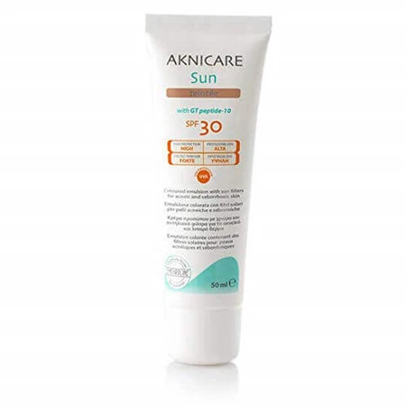 Synchroline Aknicare Солнцезащитный крем для лица SPF30 с пигментом 50 мл: цены и характеристики