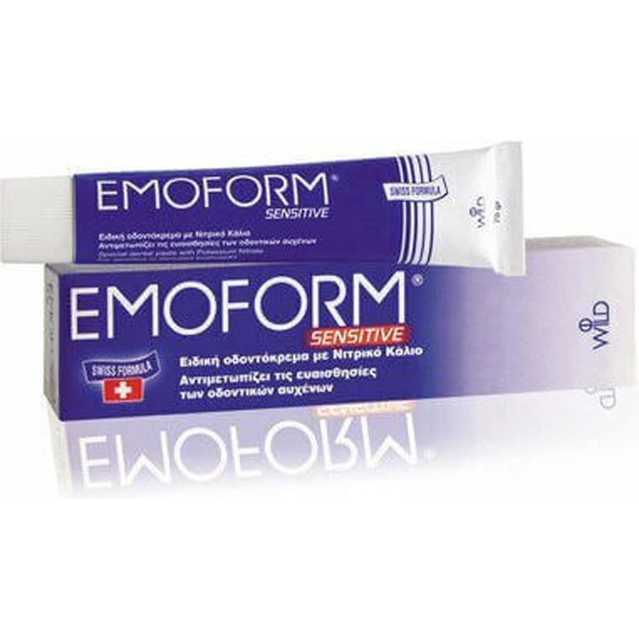 Emoform Sensitive Зубная паста для чувствительных зубов 50 мл: цены и характеристики