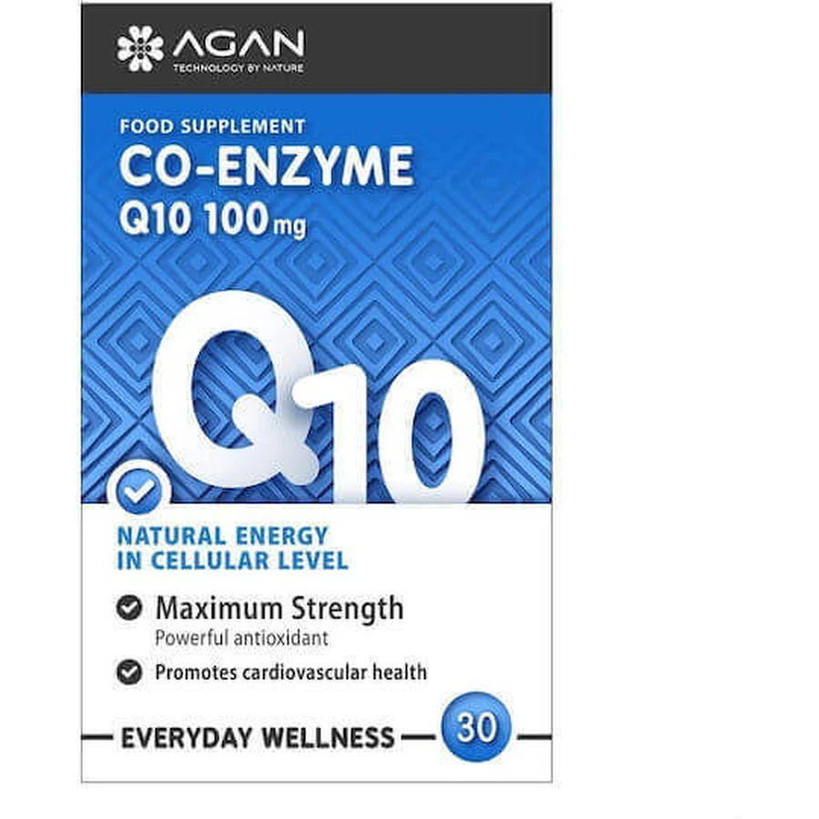 Agan Co Ензим Q10 100мг 30 капс.: ціни та характеристики