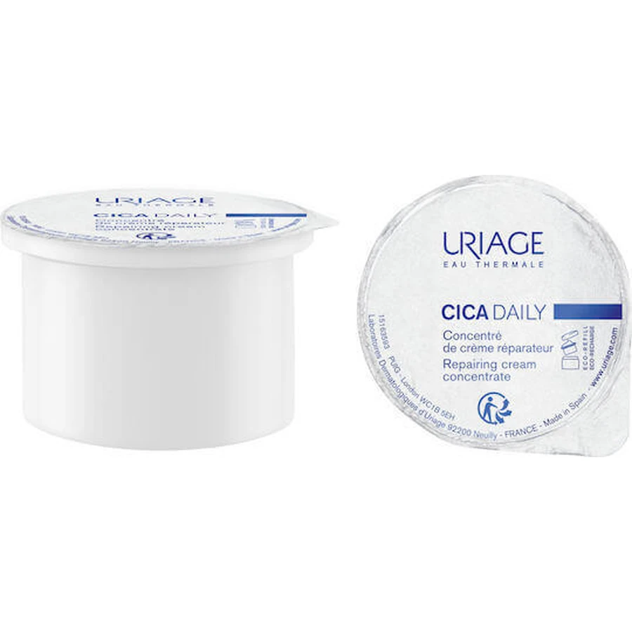 Відновлювальний крем для обличчя Uriage Cica Daily Refill з гіалуроновою кислотою та керамідами 50 мл: ціни та характеристики