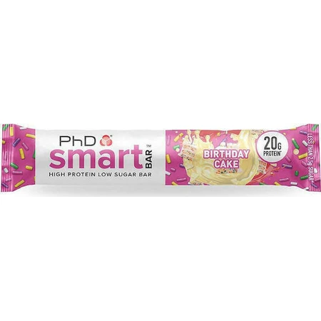 Батончик PhD Smart Bar с 20 г белка и вкусом праздничного торта 64 г: цены и характеристики