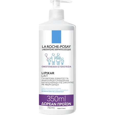 La Roche Posay Lipikar Lait Зволожуючий відновлюючий лосьйон для сухої/дуже сухої та чутливої шкіри 750мл: ціни та характеристики