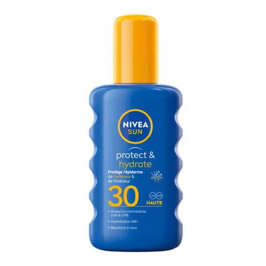 Сонцезахисний спрей Nivea Sun Protect & Hydrate Sun Protect SPF30 Сонцезахисний спрей 200 мл: ціни та характеристики