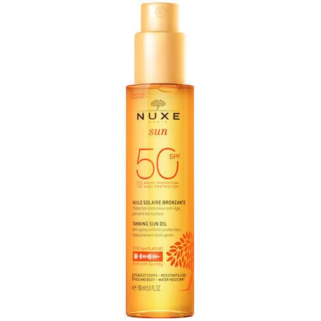 Nuxe Сонцезахисна олія для обличчя SPF50 150мл Спрей 150мл: ціни та характеристики