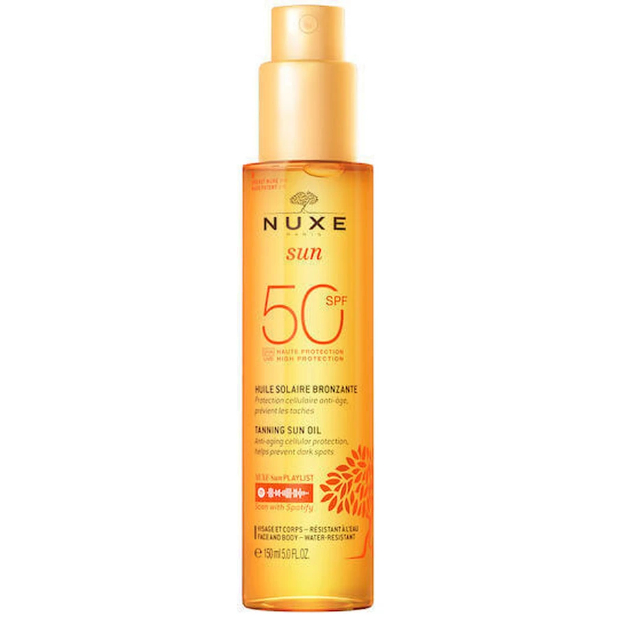 Nuxe Сонцезахисна олія для обличчя SPF50 150мл Спрей 150мл: ціни та характеристики