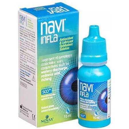 Краплі очні Novax Pharma Navi Infla 15мл: ціни та характеристики