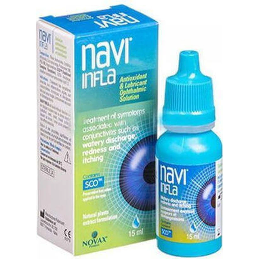 Краплі очні Novax Pharma Navi Infla 15мл: ціни та характеристики