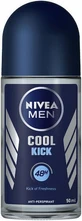 Nivea Чоловічий дезодорант-антиспірант Cool Kick Дезодорант-рулон 48 год 50мл