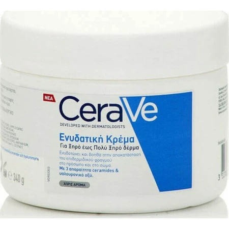 CeraVe Зволожуючий крем для тіла з гіалуроновою кислотою для сухої/дуже сухої шкіри 340гр: ціни та характеристики