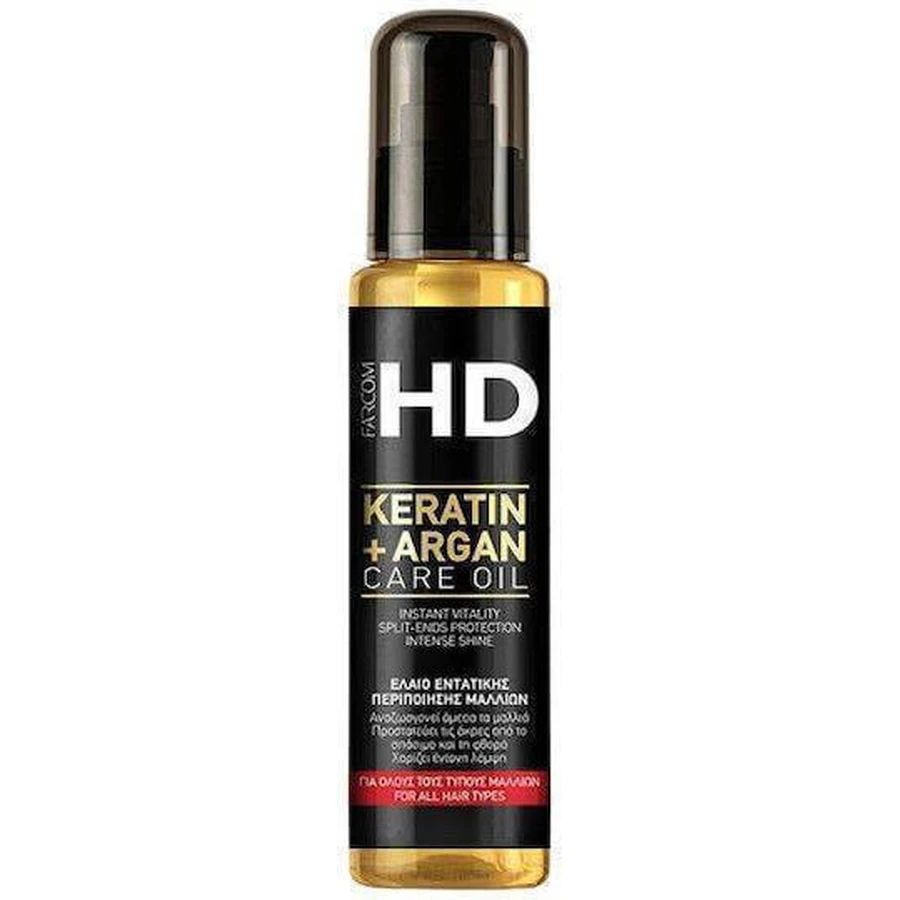 Farcom HD Keratin + Argan Care Keratin Repair Oil для волосся 100мл: ціни та характеристики