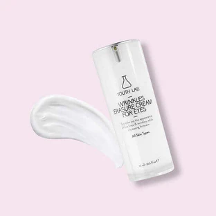 Лаборатория молодости. Wrinkles Erasure Увлажняющий и антивозрастной крем для век против морщин с гиалуроновой кислотой 15 мл