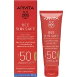 Apivita Bee Sun Safe Hydra Fresh Hydra Fresh Водостійкий сонцезахисний гель для обличчя SPF50 з пігментом 50 мл