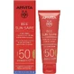 Apivita Bee Sun Safe Hydra Fresh Hydra Fresh Водостійкий сонцезахисний гель для обличчя SPF50 з пігментом 50 мл
