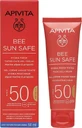 Apivita Bee Sun Safe Hydra Fresh Гидра Фреш Водостойкий солнцезащитный гель для лица SPF50 с пигментом 50 мл