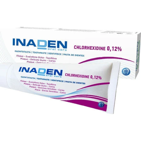 Inaden Хлоргексидин 0,12% Зубная паста для чувствительных зубов и зубного налета 75 мл: цены и характеристики
