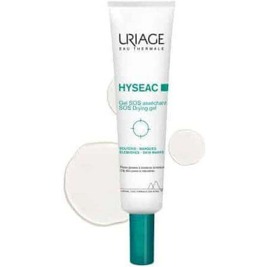Денний гель для сухого обличчя Uriage Hyseac Hyseac Sauce проти прищів та акне з АНА 15мл: ціни та характеристики