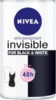 Nivea Invisible For Black & White Прозорий дезодорант-антиперспірант 48 год в рулоні 2х50мл
