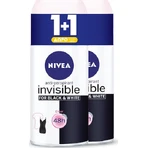 Nivea Invisible For Black & White Прозорий дезодорант-антиперспірант 48 год в рулоні 2х50мл: ціни та характеристики