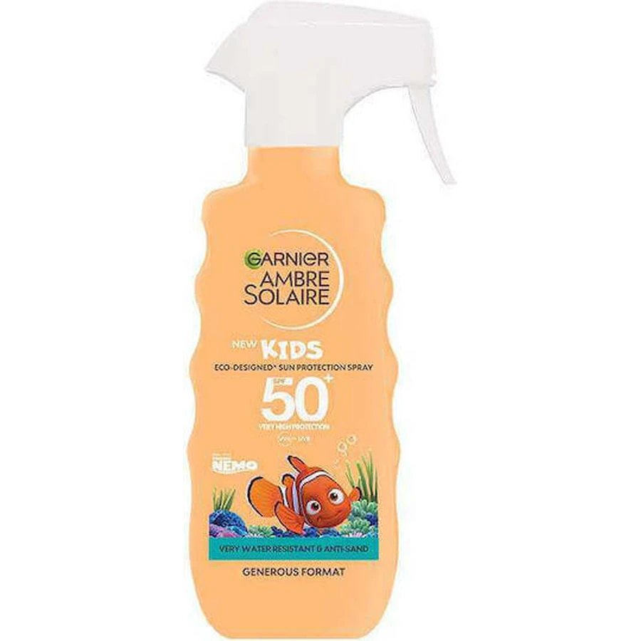 Garnier Ambre Solaire Nemo Водостойкий детский солнцезащитный крем-спрей SPF50 300 мл: цены и характеристики