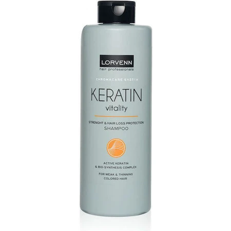 Lorvenn Keratin Vitality Шампунь от выпадения волос для всех типов волос 1000 мл: цены и характеристики
