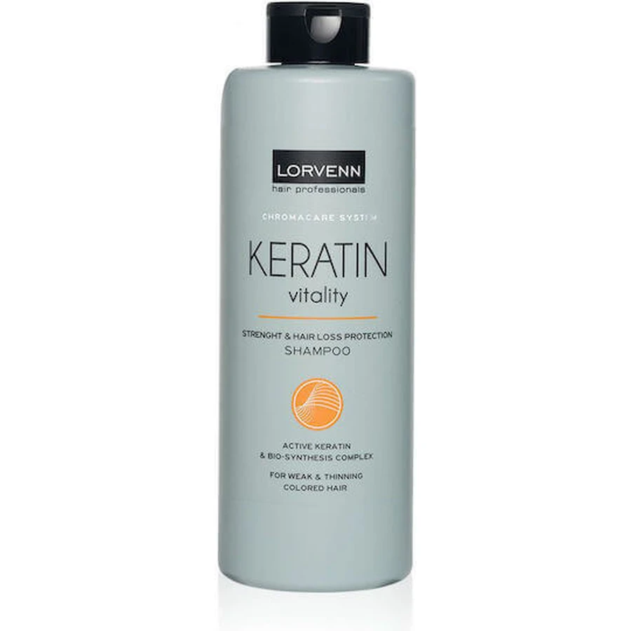 Lorvenn Keratin Vitality Шампунь от выпадения волос для всех типов волос 1000 мл: цены и характеристики