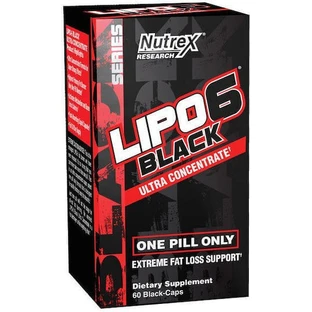 Nutrex Lipo 6 Black Ultra Concentrate с неароматизированным вкусом 60 капс
