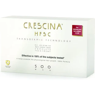 Labo Crescina Transdermic HFSC 500 Ампулы для волос от выпадения для мужчин 20х3,5 мл