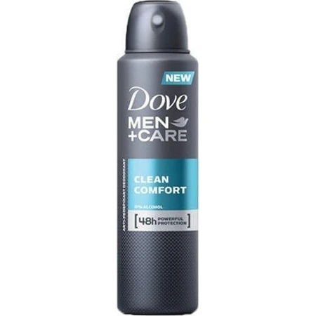 Dove Men+Care Чистий Комфорт Сухий Дезодорант 48 год Спрей 150мл: ціни та характеристики