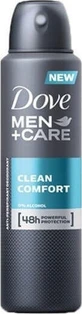Dove Men+Care Чистий Комфорт Сухий Дезодорант 48 год Спрей 150мл