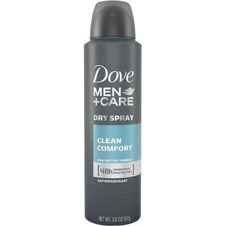 Dove Men+Care Чистий Комфорт Сухий Дезодорант 48 год Спрей 150мл: ціни та характеристики