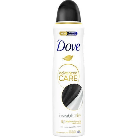 Дезодорант-спрей Dove Advanced Невидимий сухий дезодорант 150 мл: ціни та характеристики