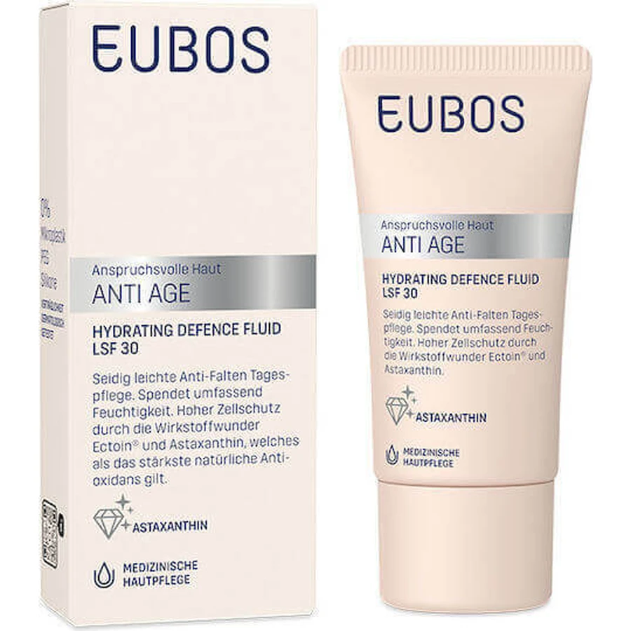 Eubos Anti Age Fluid Зволожуючий 72-годинний денний зволожуючий крем для обличчя з SPF30 50 мл: ціни та характеристики