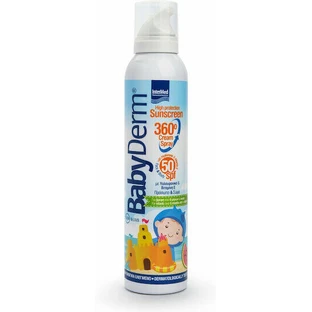 InterMed Babyderm Водостойкий детский солнцезащитный крем-спрей SPF50 200 мл