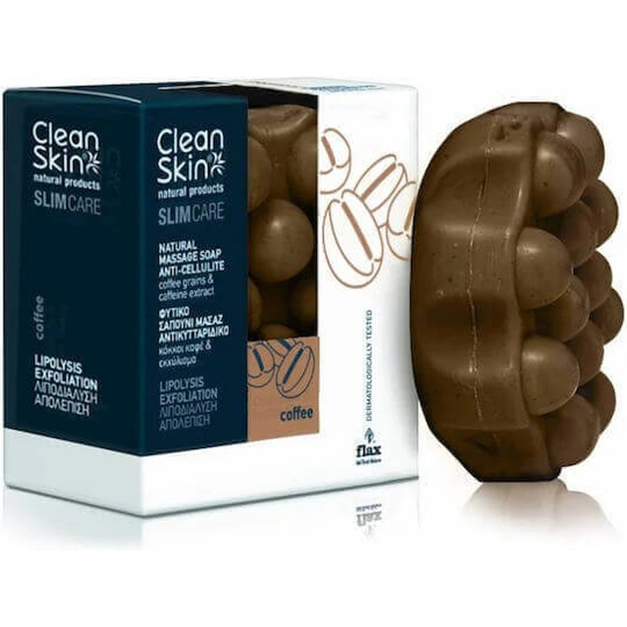 CleanSkin Natural Products Slimming & Anti-Cellulite Мыло для похудения и борьбы с целлюлитом на ягодицах с экстрактом кофе 100 гр.: цены и характеристики