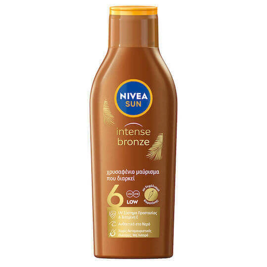 Nivea Каротиновий лосьйон Водостійкий сонцезахисний лосьйон для тіла SPF6 200 мл: ціни та характеристики
