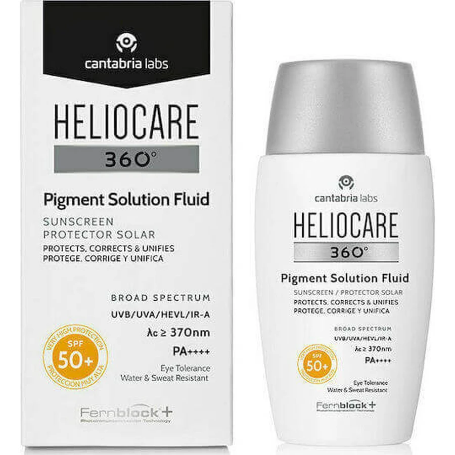Heliocare 360 Pigment Solution Fluid Sun Protection Body Cream SPF50 50ml: цены и характеристики