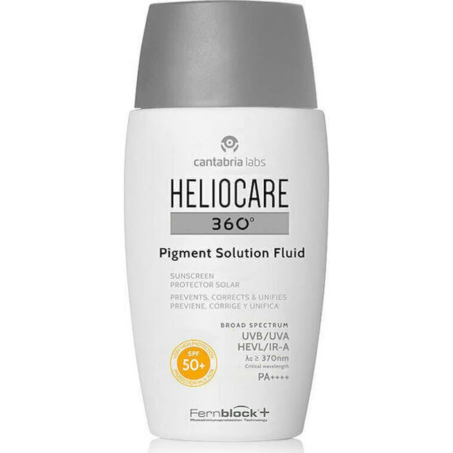 Heliocare 360 Pigment Solution Fluid Sun Protection Body Cream SPF50 50ml: цены и характеристики
