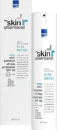 InterMed The Skin Pharmacist City Detox Увлажняющий, антивозрастной и осветляющий дневной крем для лица с SPF30 с гиалуроновой кислотой 50 мл