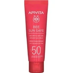 Apivita Bee Sun Safe Водостійкий сонцезахисний крем для обличчя проти старіння SPF50 50мл: ціни та характеристики