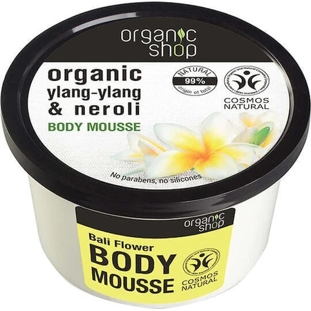 Зволожуючий мус для тіла Organic Shop Іланг-іланг та неролі з ароматом ванілі 250 мл: ціни та характеристики