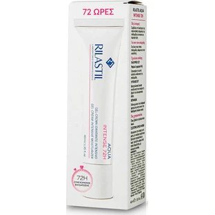 Rilastil Aqua Intense 72h Интенсивный увлажняющий дневной гель с SPF50, гиалуроновой кислотой и керамидами 40 мл