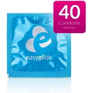 Презервативи Easyglide Natural з ребристим покриттям натуральні 40шт