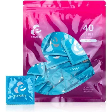 Презервативи Easyglide Natural з ребристим покриттям натуральні 40шт: ціни та характеристики