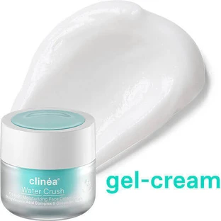 Clinea Water Crush Light Refill 48h Зволожуючий та себорегулюючий денний гель для обличчя з гіалуроновою кислотою та пребіотиками 50мл