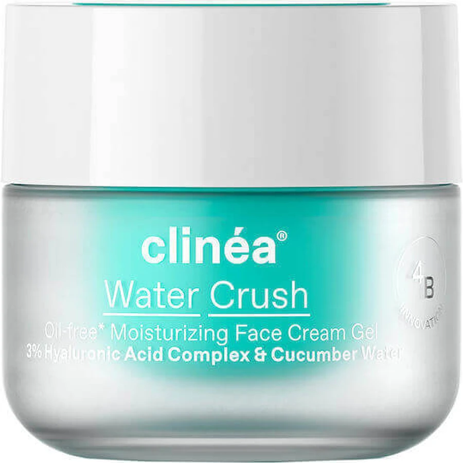 Clinea Water Crush Light Refill 48h Moisturising and Seboregulating Day Facial Gel with Hyaluronic Acid and Prebiotics 50ml: цены и характеристики