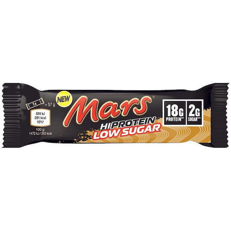 Mars з низьким вмістом цукру з молочним шоколадом з протеїном 18г та ароматизатором 57г: ціни та характеристики