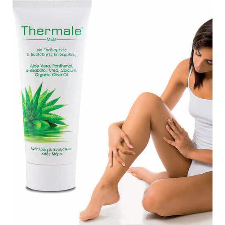 Thermale Aloe Vera Алоэ Вера Увлажняющий регенерирующий крем для сухой и чувствительной кожи 200 мл: цены и характеристики