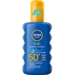 Nivea Sun Kids Защита и уход с цветом Водостойкий детский солнцезащитный крем-спрей SPF50 200 мл: цены и характеристики
